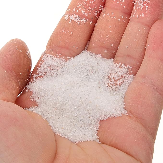 balacoo White Aquarium Sand and Decorative Gravel 500g X2 Bags, Natural Fish Tank Substrate Stones for Outdoor Garden and Aquarium Plant Decoration