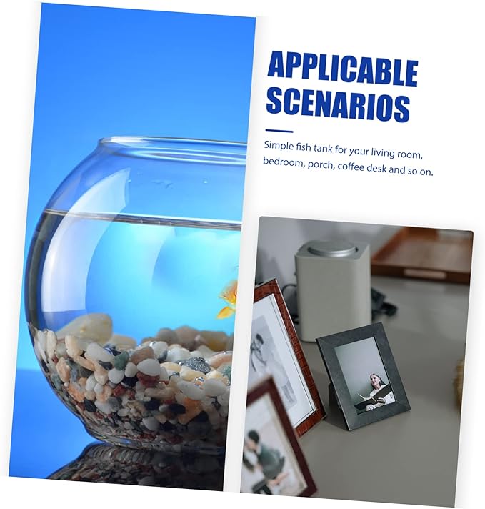 Mipcase DIY Micro Landscape Aquarium Betta Fish Tank Kit with Plant Hydroponic Box Small Reptile Tank Desktop with Lighting