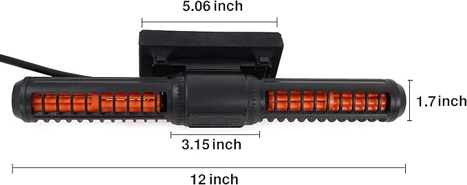 IceCap Powerhead 4K Gyre Pond Pump, Cross Flow Submersible Water Pump for Aquariums, WiFi controllable Water Fountain Pump for Aquarium Pump Flows 1268-4000 Gallons Per Hour, Controls With Free App