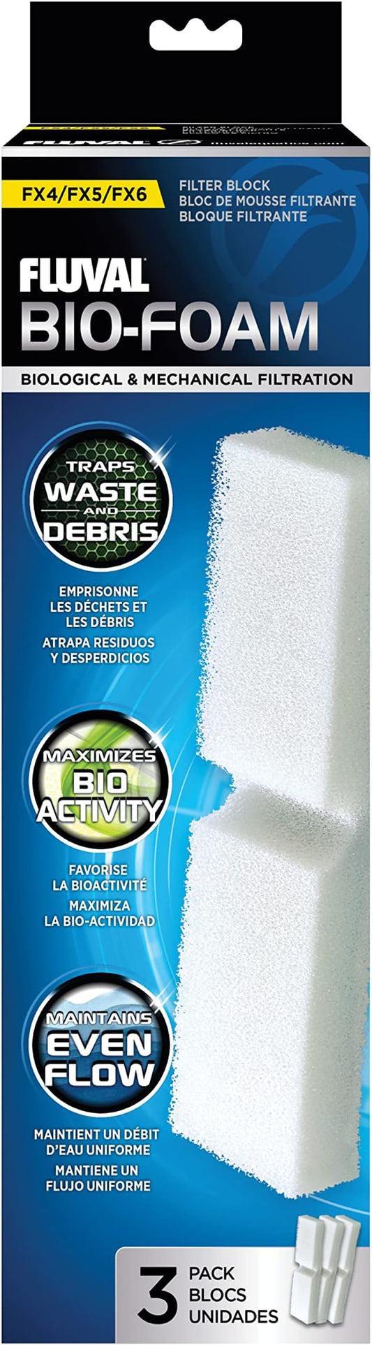 Fluval FX5 Filter Foam Block - 3-Pack
