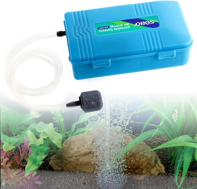 Portable Battery Air Pond Powered Pump Oxygen Backup for Aquarium Fish Tank