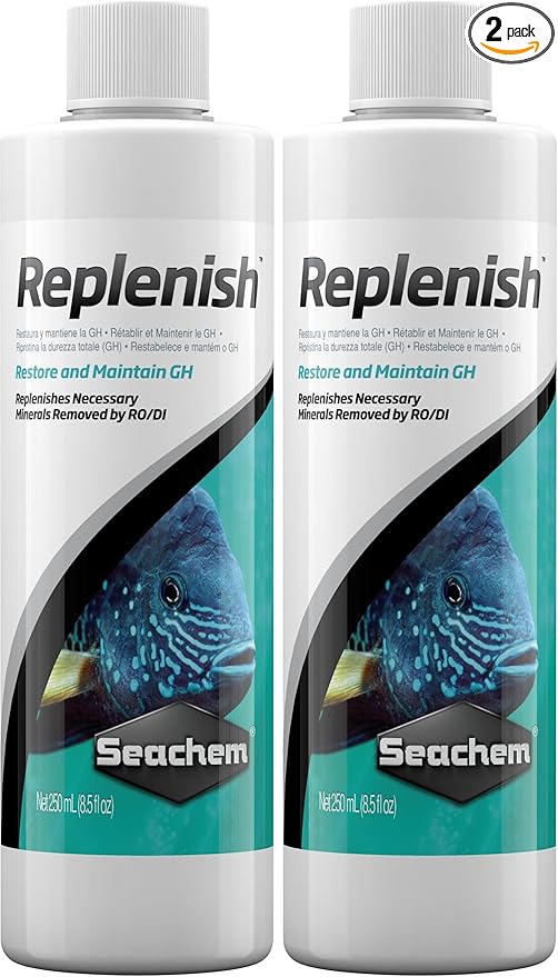 Seachem Replenish 250ml (8.5oz) (Pack of 2)