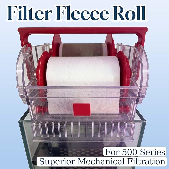 PurifyLogix Fleece Roll Replacement for Red Sea 1200, Efficient Filtration Media for ReefMat 1200, Ideal Filter Media for Coral & Reef Aquarium Maintenance, 115' Long * 6.7" High