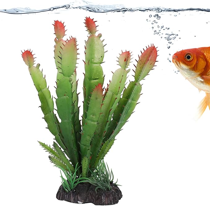 Reptile Habitats, Landscaping Plant Decoration Terrarium Decor Plastic Aquarium Artificial Plants for Aquarium Fish Reptile Terrarium