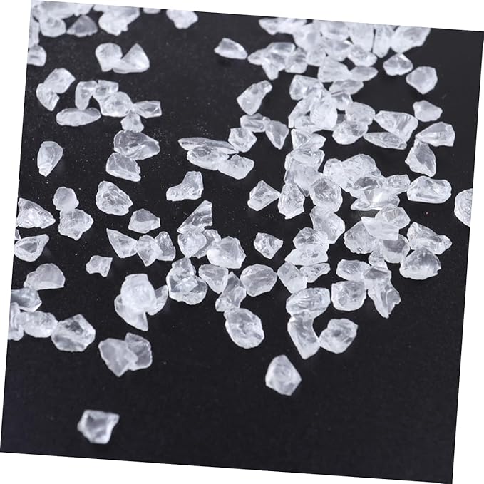 PRETYZOOM 2pcs Glass Sand Decorative Eco Sand for Micro Landscape Fish Tank and Vases for Aquariums and Craft Projects