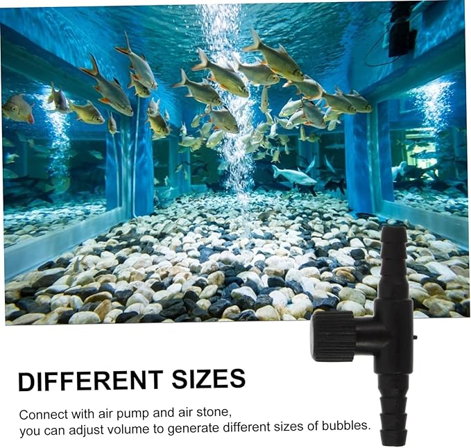 FRCOLOR 30pcs Aquarium Air Valve Connector Type Tubing Connector for Fish Tanks Compatible Air Pumps Stones Sturdy Plastic Design for Efficient Oxygen Regulation
