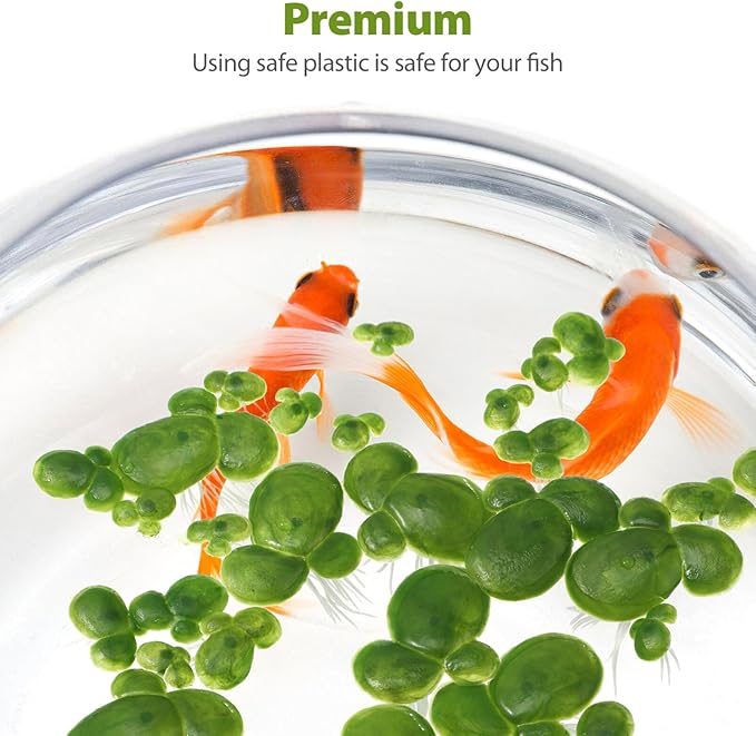 Toddmomy 72pcs Plastic Duckweed Artificial Floating Duckweed Mini Fake Simulation Floating Plants for Aquarium Fish Tank Pond Decor