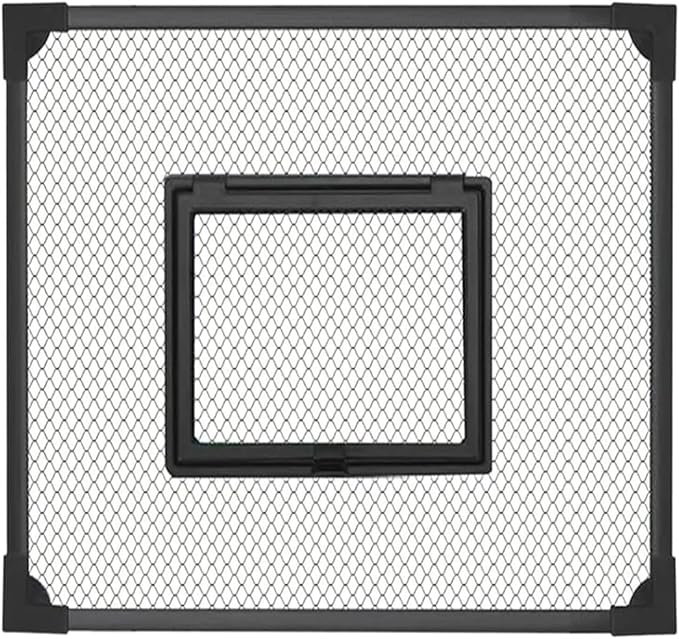 Mesh Screen Netting for Fish, DIY Self Assembly Magnetic Mesh Aquarium Lid Multiple Sizes(30x30cm)