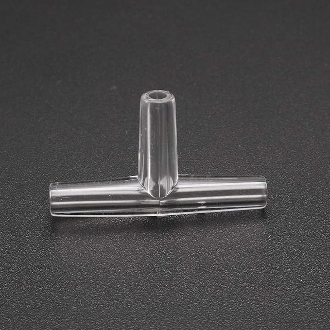 uxcell Aquarium Air Valve Connector Plastic Inline Tubing Tee Valves for 4mm Fish Tank Pond Air Line 10pcs
