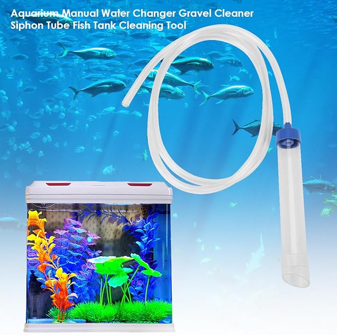 Aquarium Fish Tank Siphon Gravel Cleaner Water Changer for Fish Tank Cleaning Gravel & Sand
