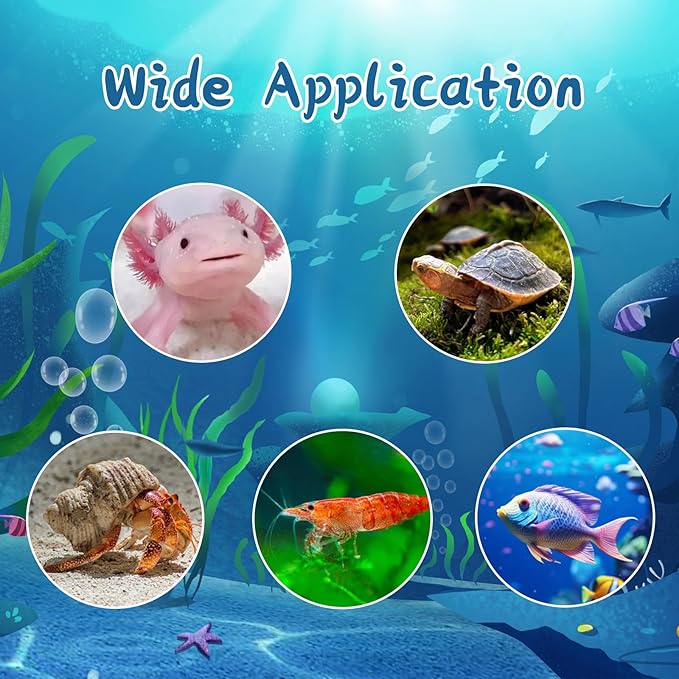 Axolotl Tank Accessories, Aquarium Decor Set with 1 Resin Simulation Rock Cave Hideout and 2 Plastic Artificial Plants, Fish Tank Decorations, Axolotl Tank Decor