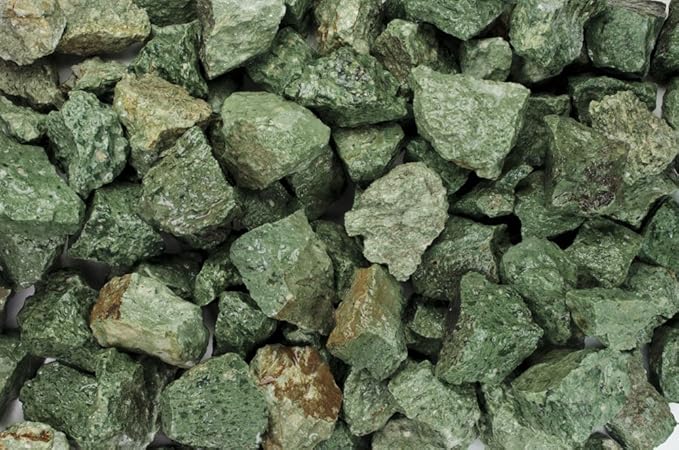 Fantasia Materials: 5 lbs Green Volcano Rough Stones from India