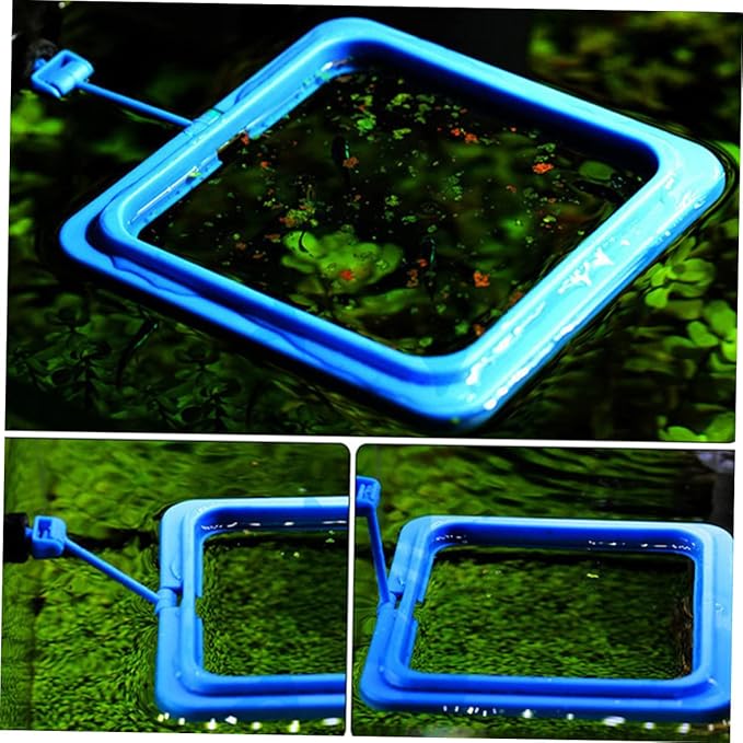 LIOOBO 4pcs Automatic Fish Feeder Feeding Floating Feeder for Fish Tank Supplies