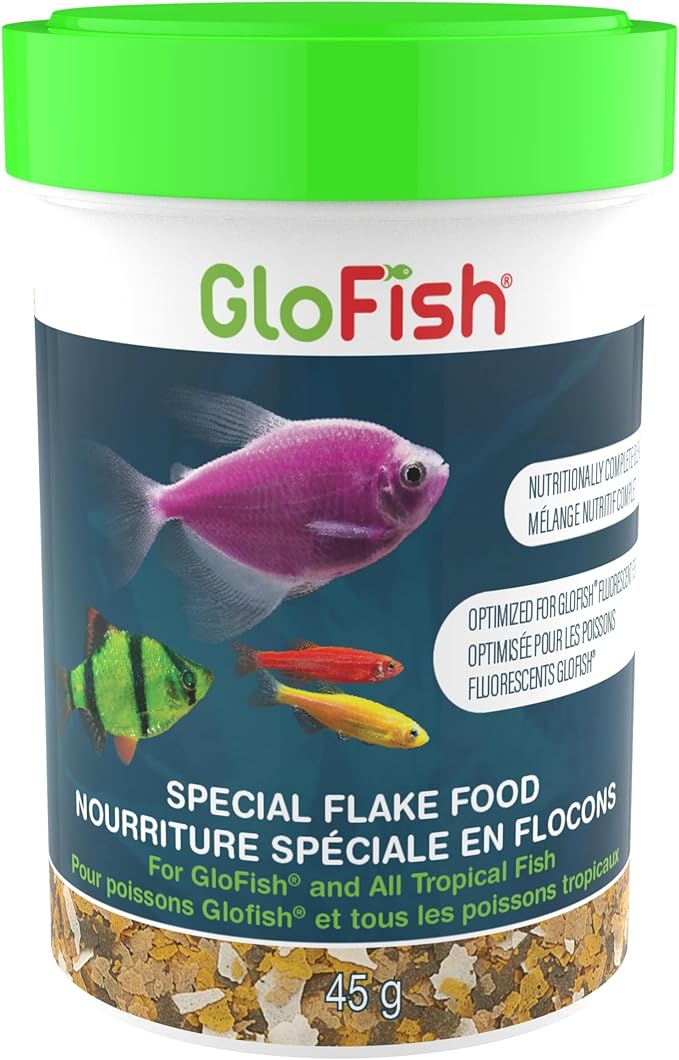 GloFish Special Flake Dry Fish Food for Brightness, 1.59 Oz