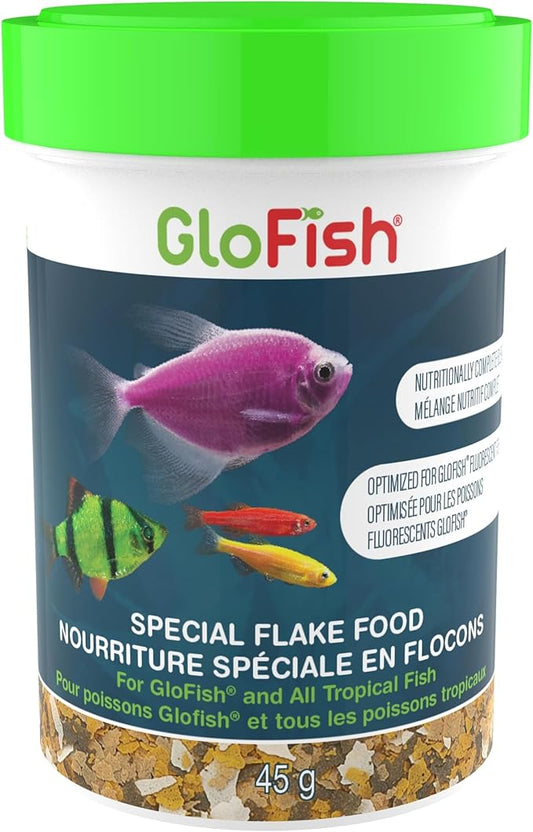 GloFish Special Flake Dry Fish Food for Brightness, 1.59 Oz