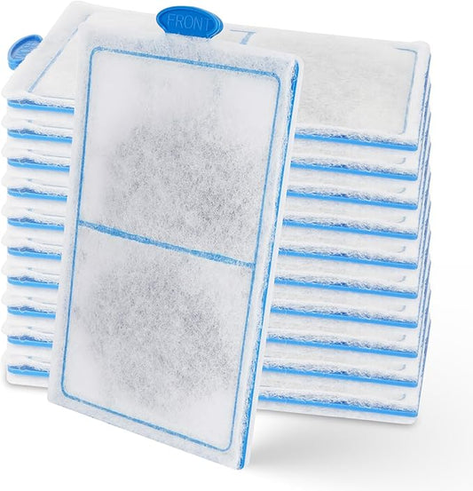 hygger 10 Pack Replacement Aquarium Carbon Filter Cartridges Hang On Back Filter HG149 HG099-S