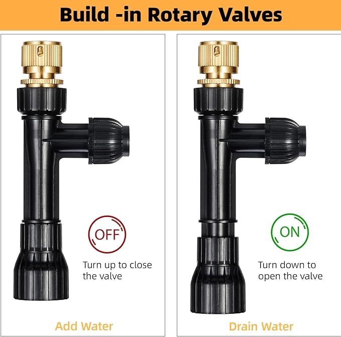 DXOPHIEX Gravel Vacuum for Aquarium Fish Tank Siphon Aquarium Water Changer with Three Metal Faucet Adapter and Long Hose 50 Feet