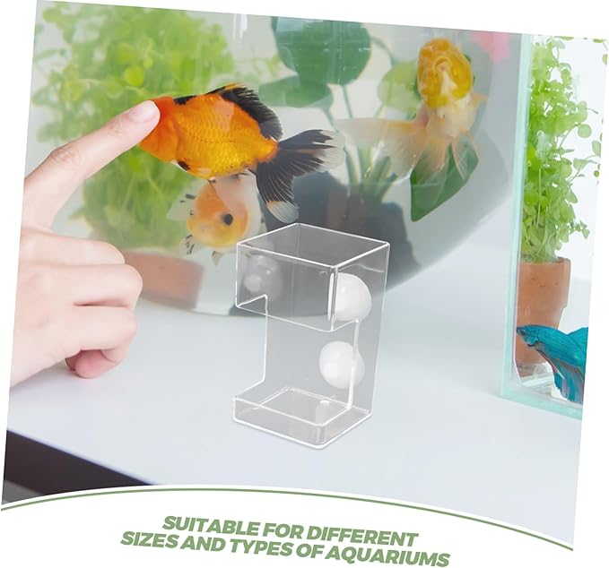 Milisten Floating Fish Feeder Bowl Automatic Fish Feeding Dish for Aquariums Supplies for Shrimp and
