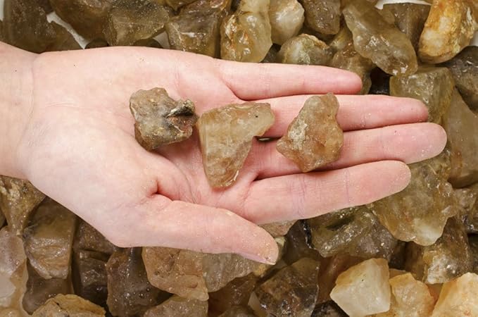 Fantasia Materials: 18 lbs Golden Color Citrine Rough Stones from India