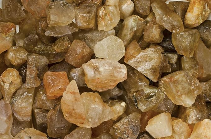 Fantasia Materials: 18 lbs Golden Color Citrine Rough Stones from India