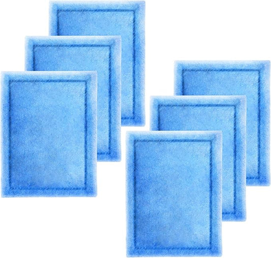 6 Pcs Aquarium Filter Cartridge,Compatible with Aqua-Tech 10-20 Gallon Power Filters, Fish Tank Filter Replacement for EZ-Change #2