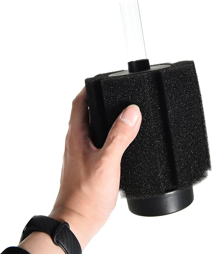 ALEGI Aquarium Sponge Filter with Air Stone 50 Gallon,Fish Tank Sponge Filter 55 Gallon for Breeding Fry Betta Shrimp (1 pcs)