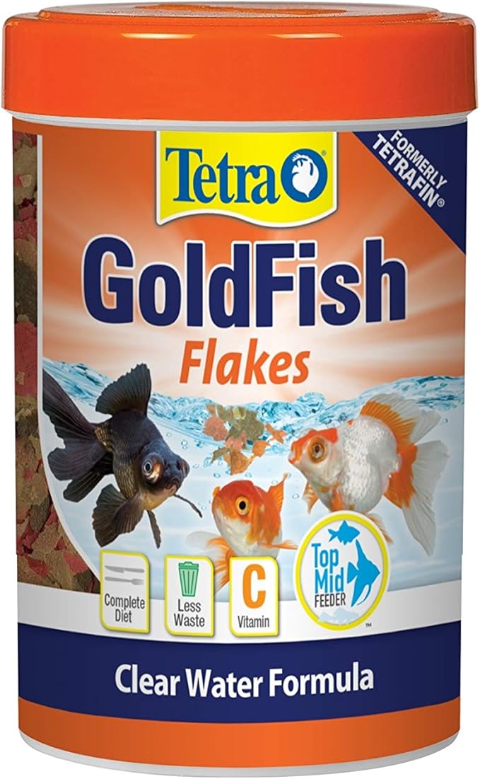 Tetra Goldfish Flakes, Nutritionally Balanced Diet for Aquarium Fish, Vitamin C Enriched Flakes, .42 oz (36 Pack)