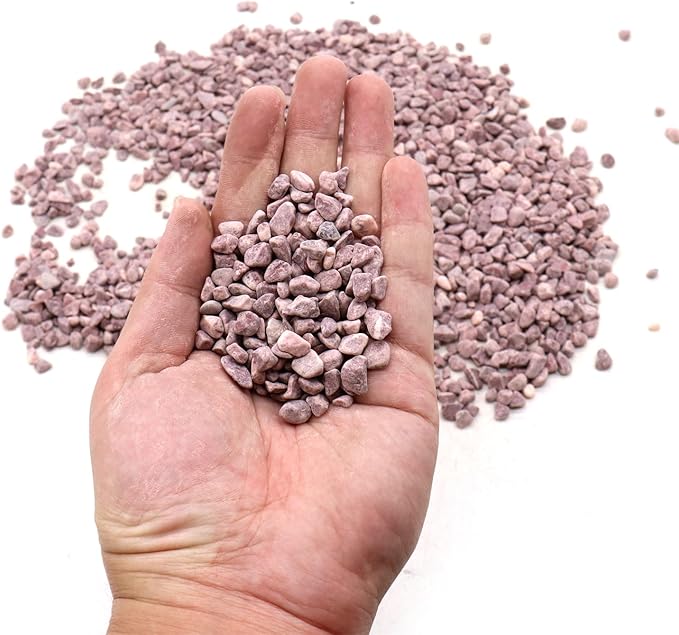 Rocks for Plants.Red Color Decorative Pebbles. 1/5 Inch 10 lbs. for Garden, Landscaping, Indoor, Vase fillers, Crafting, Succulents, pots, Plants (Mini, RED, 10)