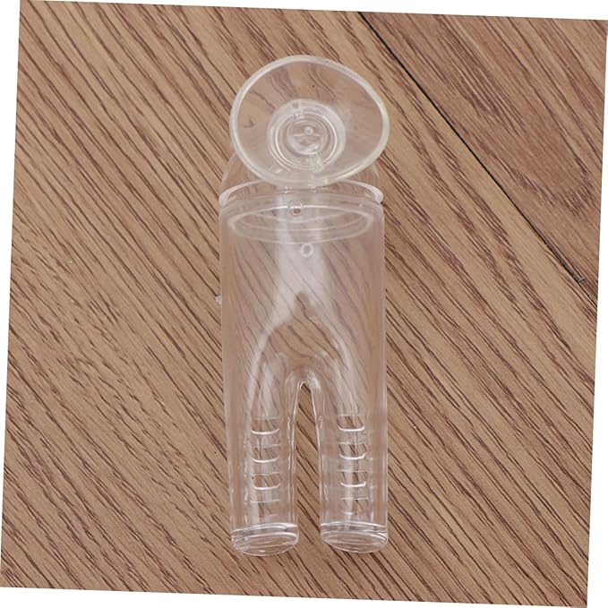BESPORTBLE Aquarium Automatic Fish Feeder with Cover Pants Shaped Feeding Cup for Shrimp Eggs Fish Feeder Bowl for Freshwater Tanks