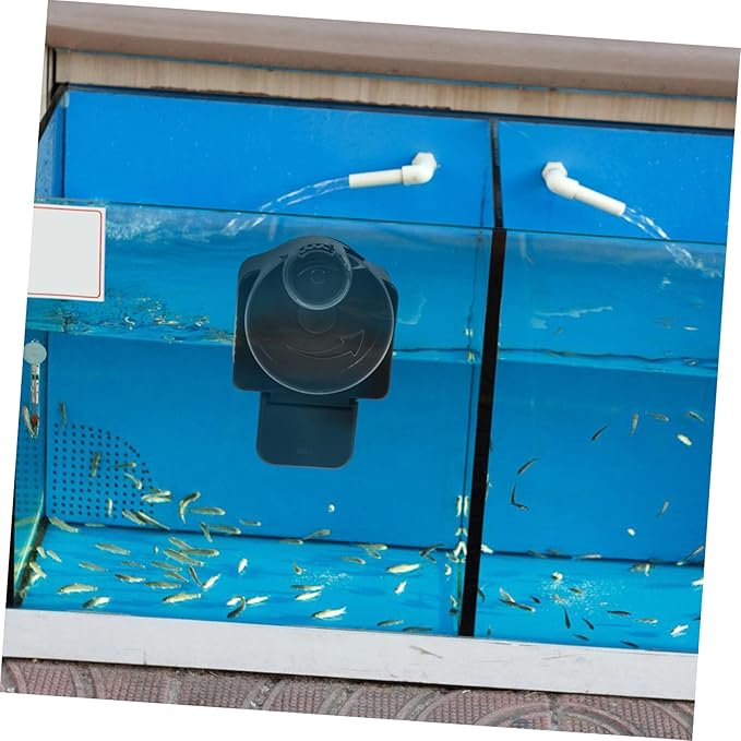 Milisten Automatic Fish Feeder for Aquarium Tank, Programmable Fish Food Dispenser with Digital Timer, Suitable for Betta and Goldfish Feeding During Vacation