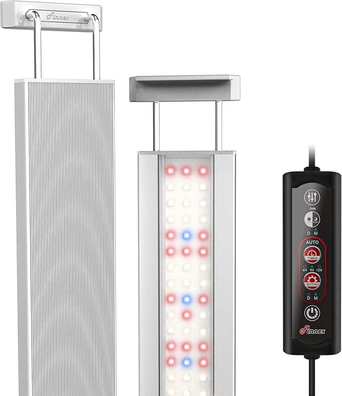 Finnex Stingray 3 Aquarium LED Light, 24/7 Lunar+, Controllable, Extendable Legs (24 Inch)