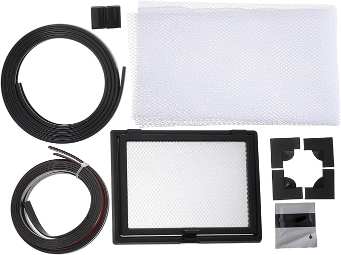 DIY Magnetic Fish Aquarium Anti-Jumping Net Cover, Tank Protective Cover to Prevent Shrimp Turtles from Jumping Out of The Aquarium 50x30cm/20 x12