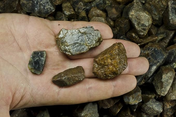 Fantasia Materials: 1 lb Blue Sapphire Rough Stones from India