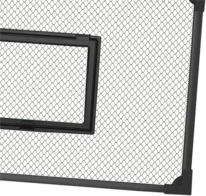 Mesh Screen Netting for Fish, Magnetic Self Assembly Fish Tank Lid Net Cover Multiple Sizes(100x40cm)