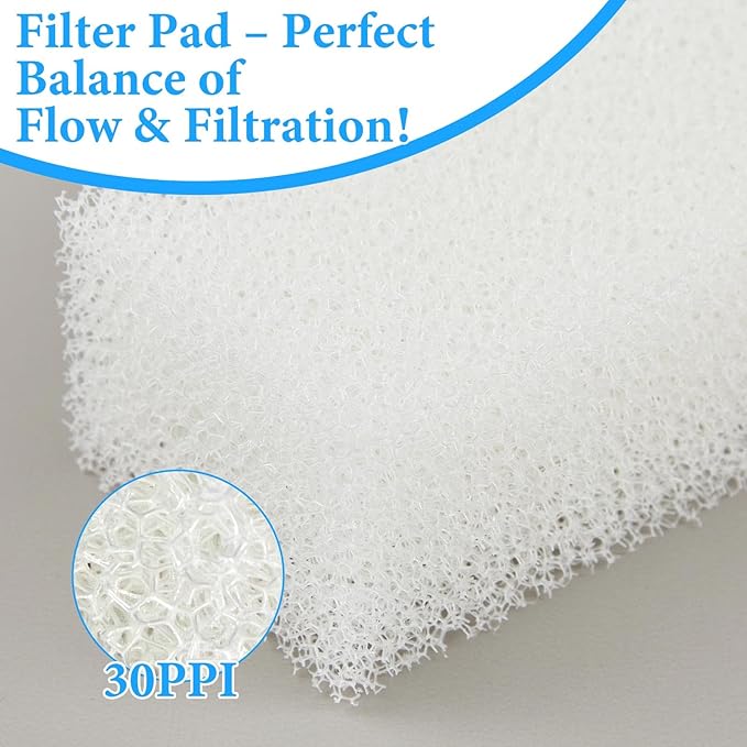 Threlaco 12 Pcs Foam Filter Insert Compatible with Aquaclear Aquarium Filter Replacement Media for Filtering and Keeping Aquariums Clear (Compatible with Aquaclear 50)