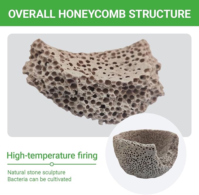 Anemone Nest, Saltwater Aquarium Accessories, Anemone Ideal Habitat, Nipple Nest for Aquarium Aquascaping (Flat Mouth 2.75 in) (Extra Large)