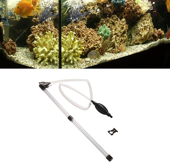 Manual Aquarium Water Changer, Siphon Gravel Vacuum Cleaner for Efficient Water Changing and Sand Cleaning in Home Aquariums, 1 Piece