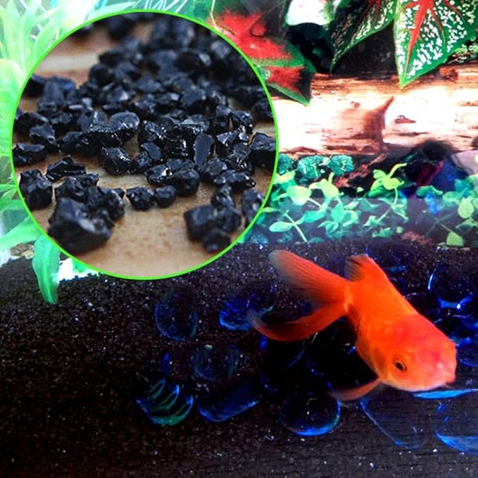 OMEM Aquarium Stone Decorations,Quartz Sand Aquarium Fish Tank Gravel Decorations,Gravel Pebble,Aquarium Decor (2.2 lb(1kg))