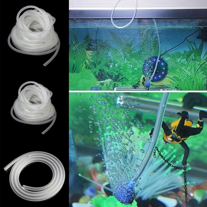 1/5/10m Clear Aquarium PVC Tube Air Tubing for Fish for 4/6mm