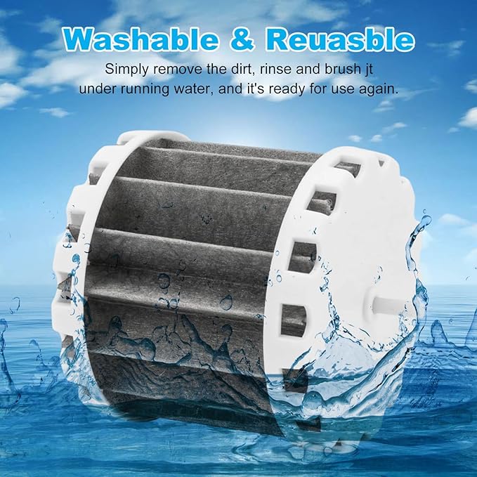 kingsea PRBW100B Biowheel Aquarium Filters Compatible with Penguin 100 100b Power Filters Aquarium Filter Replacement Parts, 1PC