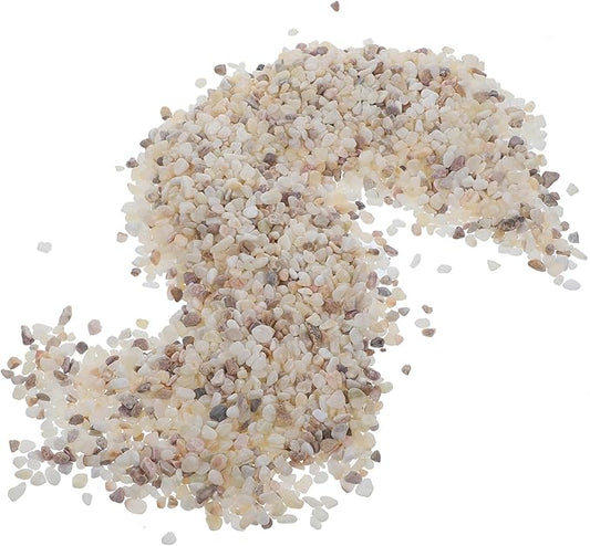 COHEALI Aquarium Gravel Natural Polished Aquarium Rocks 1kg Decorative Fish Tank Sand Substrate for Freshwater