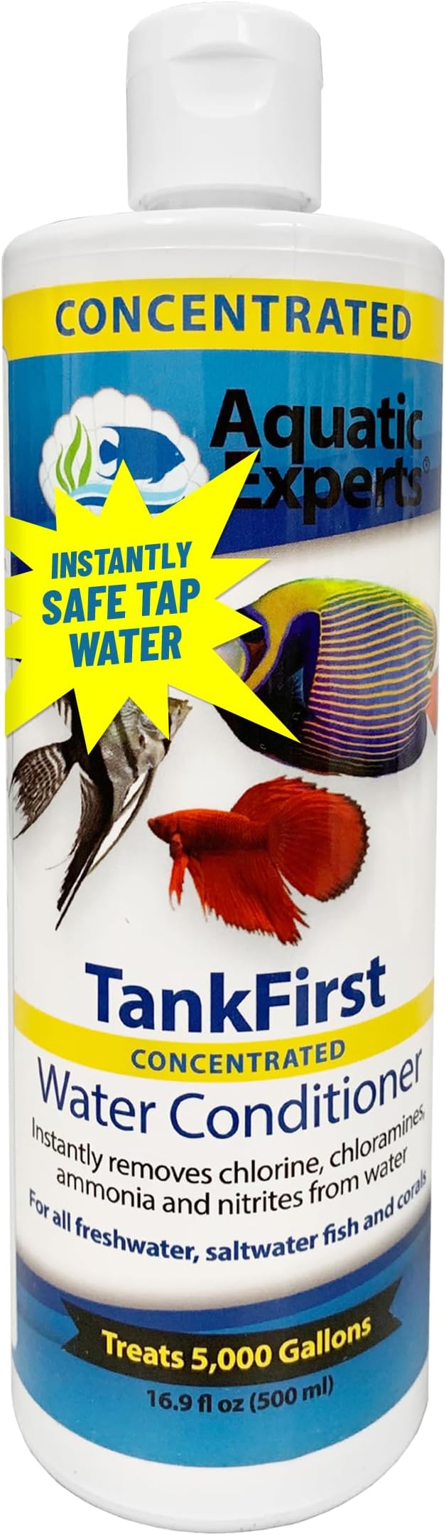 TankFirst Aquarium Water Conditioner - Concentrated 500mL and KloudAway Aquarium Water Clarifier 500 mL. Made in USA (Value Pack)