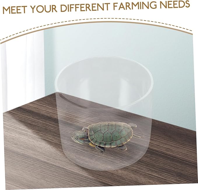 Transparent Small Glass Fish Bowl Aquarium Desktop Tank for Betta Fish Shrimp Aquatic Plant Decor Centerpiece for Home Office