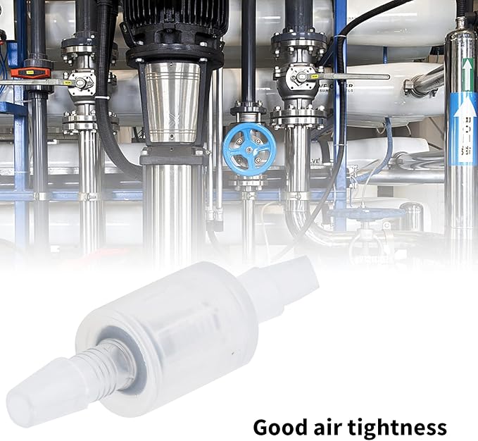 Check Valve Air Pump Accessories PP NonSlip Airtight Valve for Aquarium Hydroponics Air Tubing 1/4 Inch (3/16'')