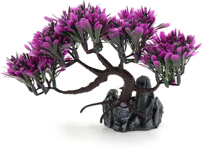 uxcell Plastic Tree rium Tank Landscape Decoration Home Decor 5.1inch High