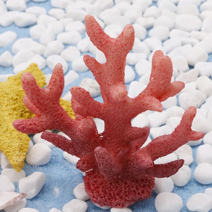 Aquarium Artificial Resin Coral Tree Underwater Ornament Landscape Decoration