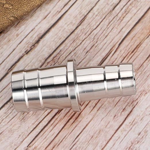 Yosoo 2 Types of Aquarium Stainless Steel Water Pipe Adapter Fittings Joint Connector for Fish Tank 12mm/0.47in to 16mm/0.63in, 16mm/0.63in to 20mm/0.79in Hose Converter