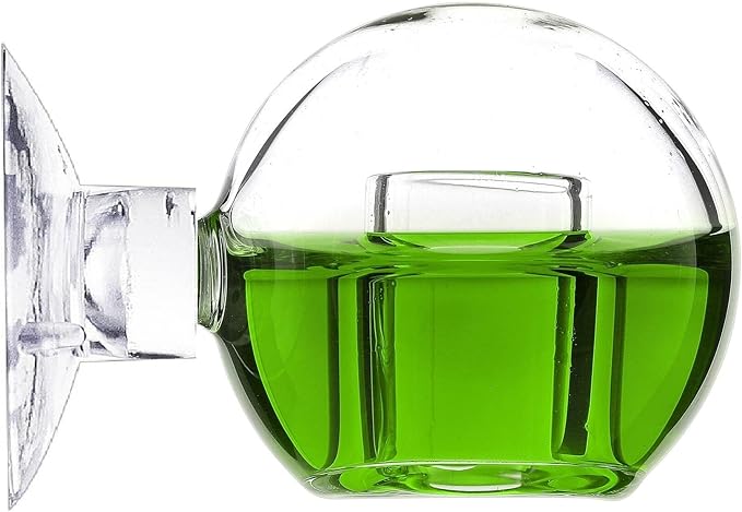 Glass CO2 Drop Checker – CO2 Monitor Kit for Aquarium Planted Tank CO2 System (Drop Checker with Solution)