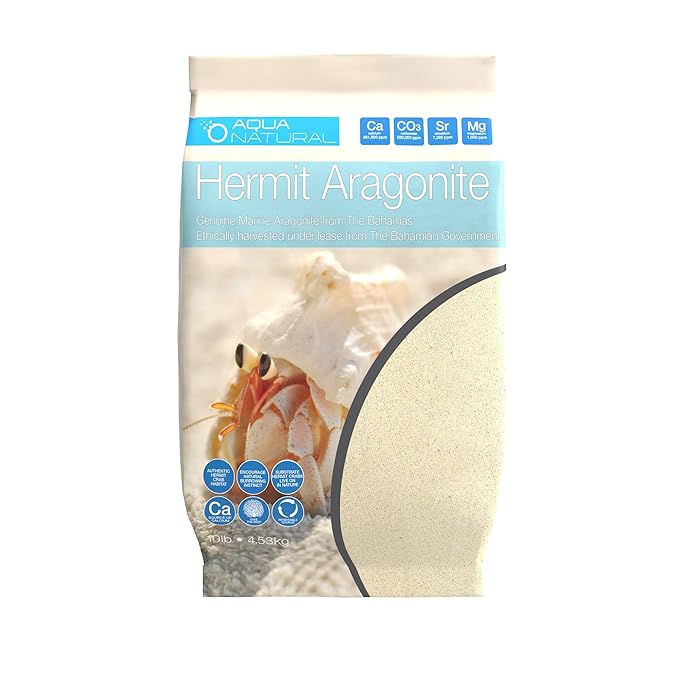 HERMIT CRAB ARAGONITE 10LB, Sand for Habitat