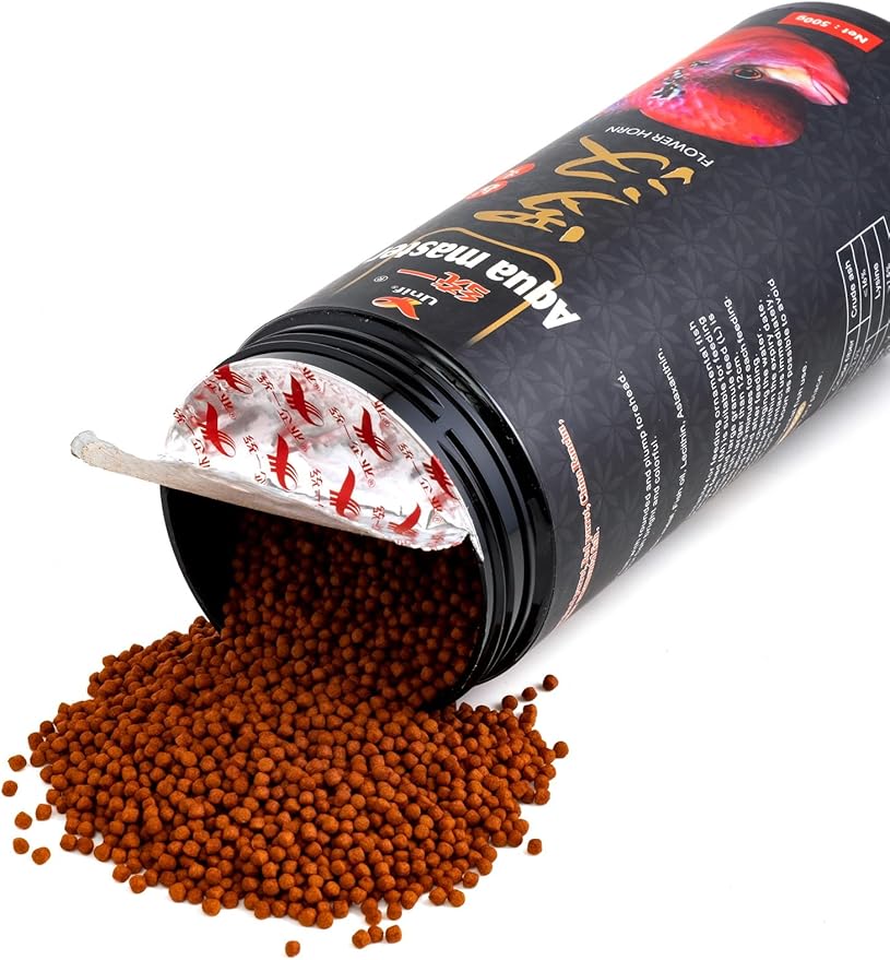 AquaMaster Super Color Enhancer Food for Flower Horn Fish 500g